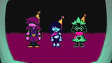 Kris, Susie y Ralsei en el stream por el 6to Aniversario de Undertale.