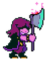 Susie preparando un hechizo.