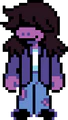 Susie de pie.