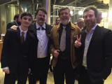 Toby Fox (A la izquierda, en el comienzo) continuando por Tim Schafer, Alexey Pajitnov y Patrice Désilets.