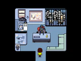 Undyne en la comisaría.
