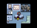 Undyne al accidentalmente abrirles la puerta de la celda a los presos.